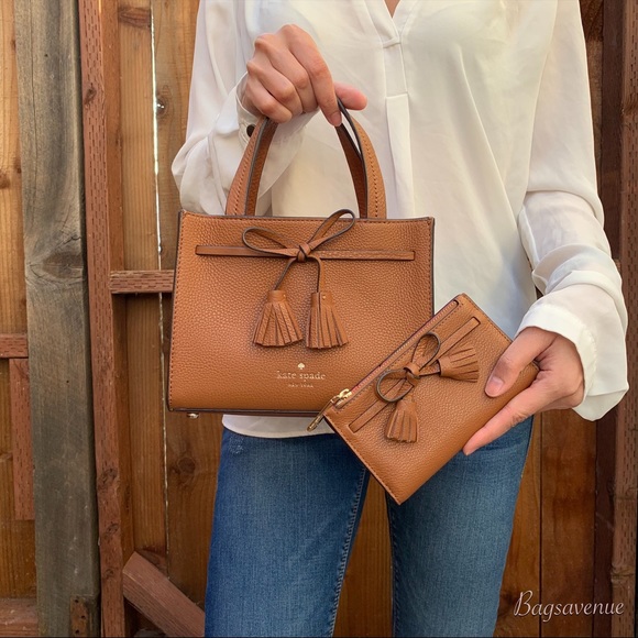 Kate spade mini hayes satchel ginger small wallet - Picture 3 of 8